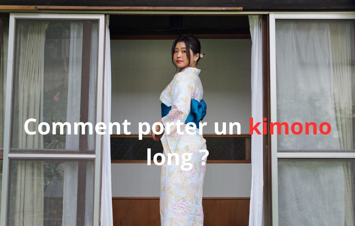 porter un kimono long