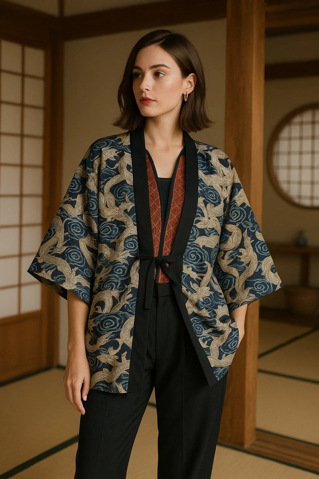 Manteau Kimono Dragon