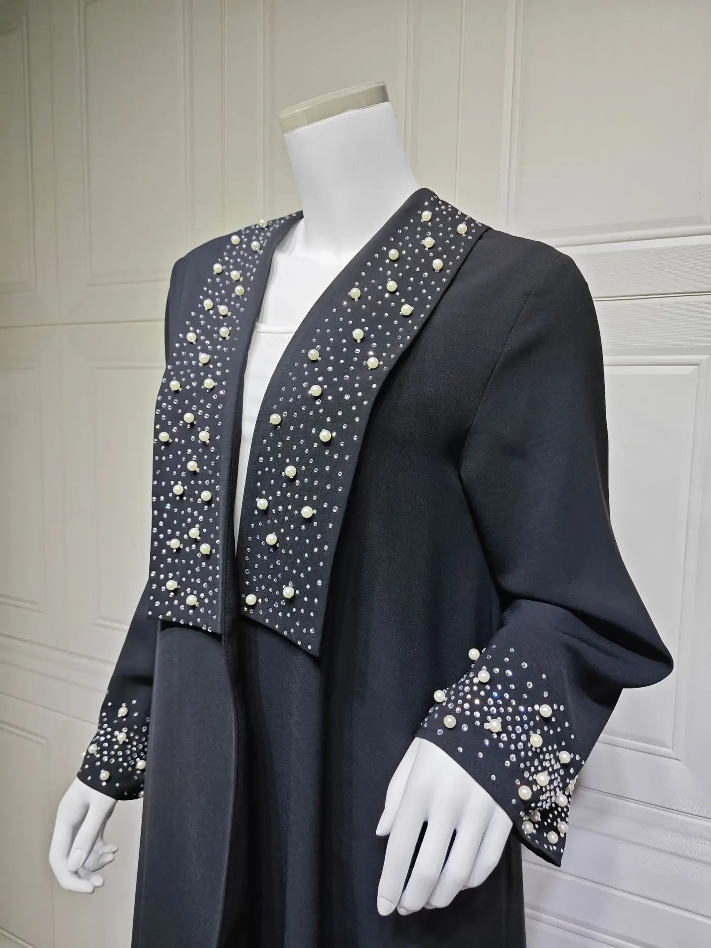 Abaya Kimono De Luxe à Perles de qualité