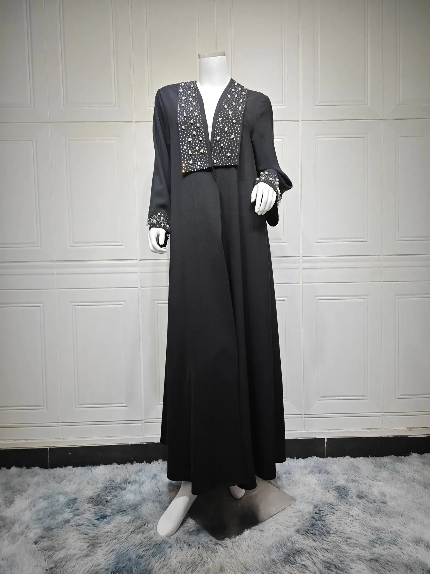 Abaya Kimono De Luxe à Perles long