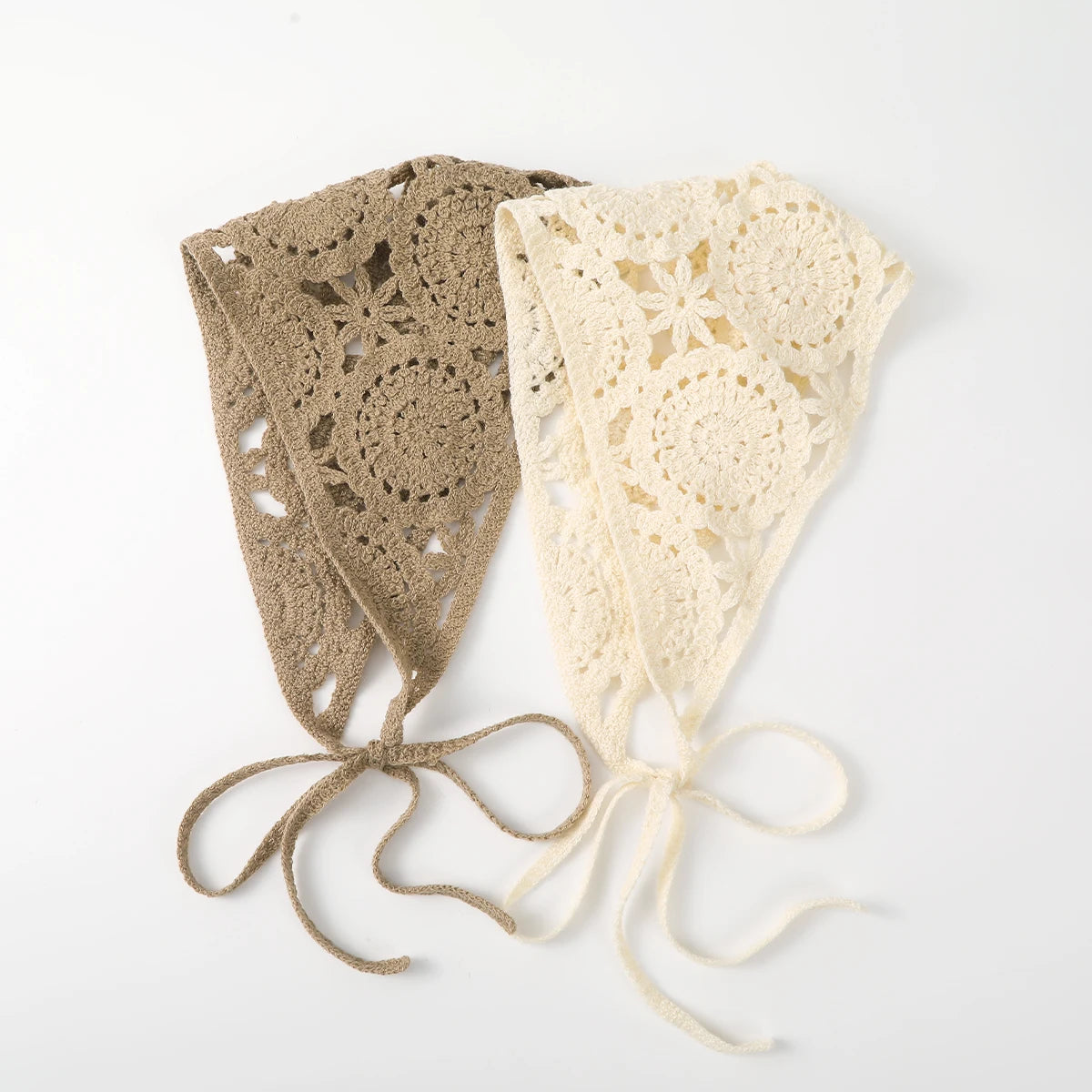 Bandeau Triangle Crochet Vintage