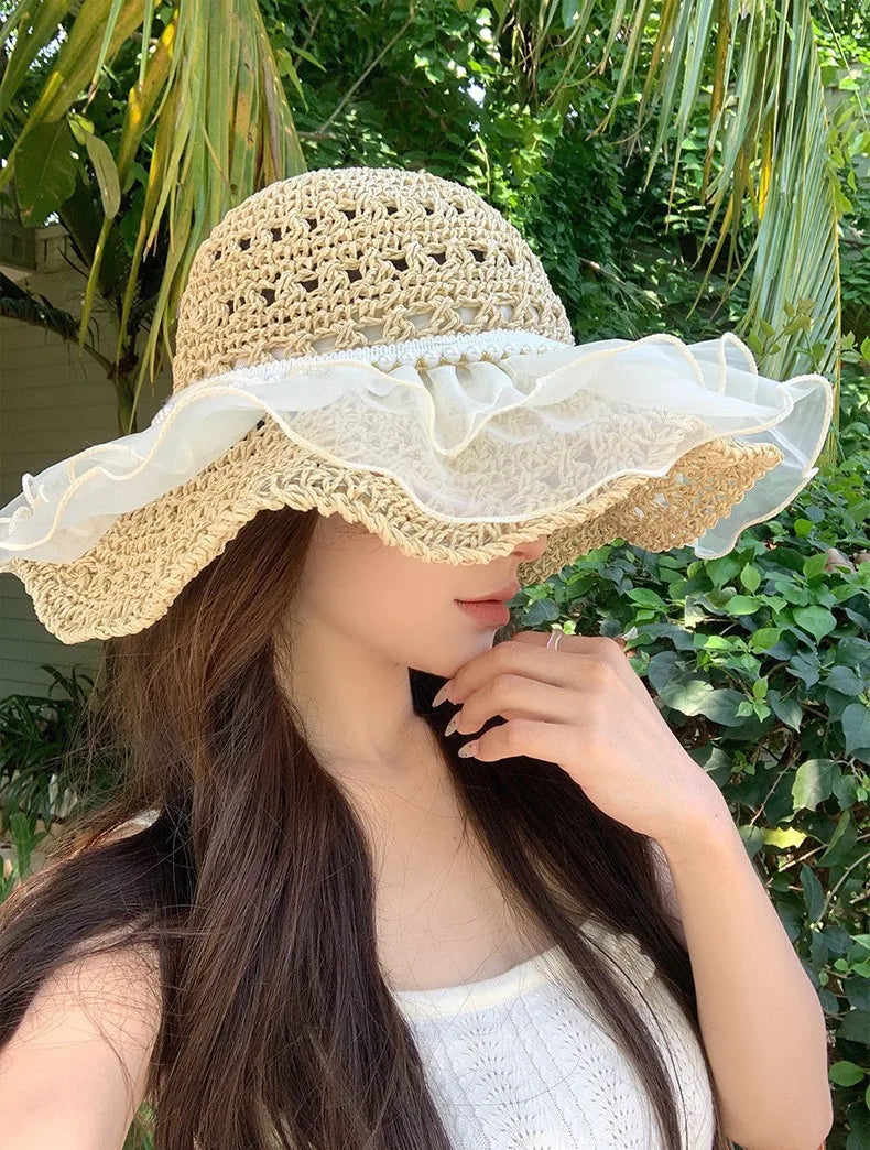 Chapeau d’Été à Volant Stylé