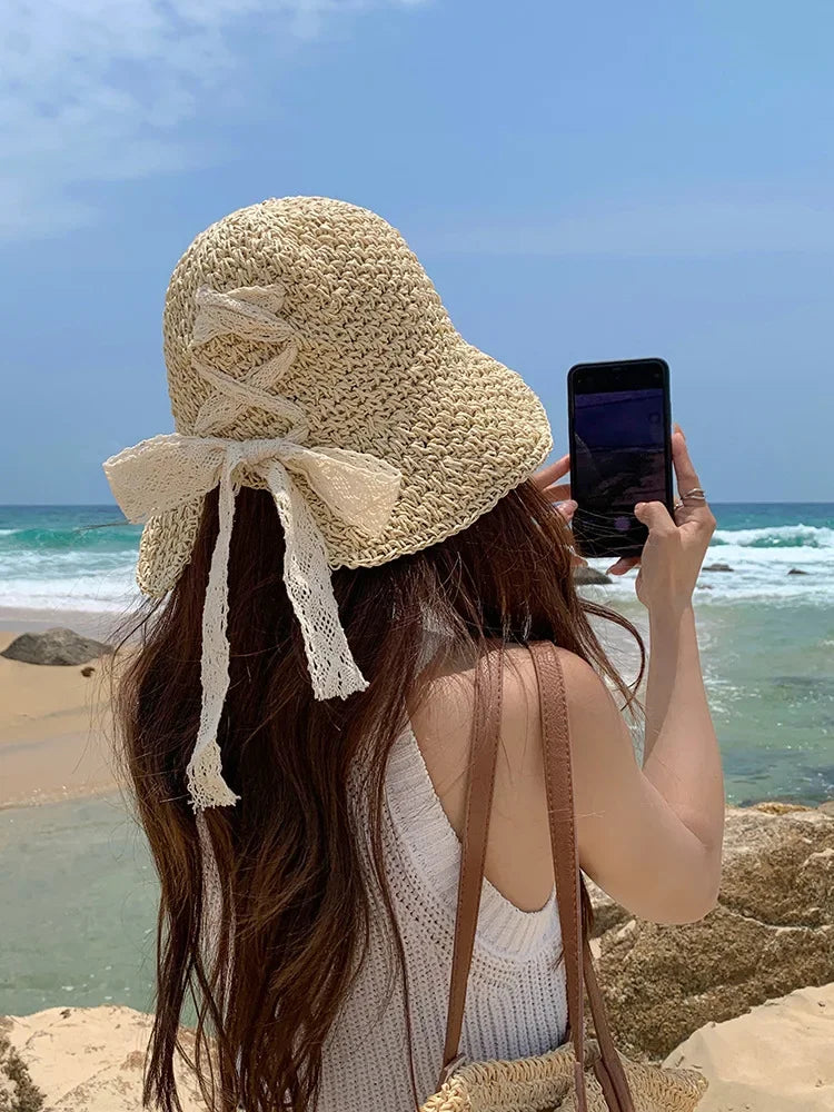 Chapeau de Paille Seau Tressé Chic
