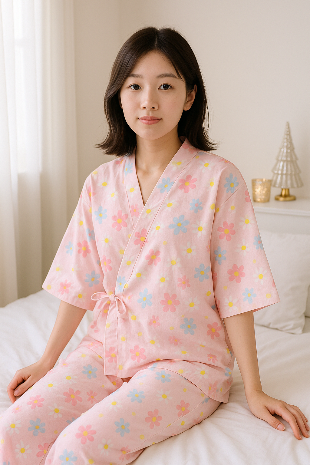 Pink Kimono Pajamas