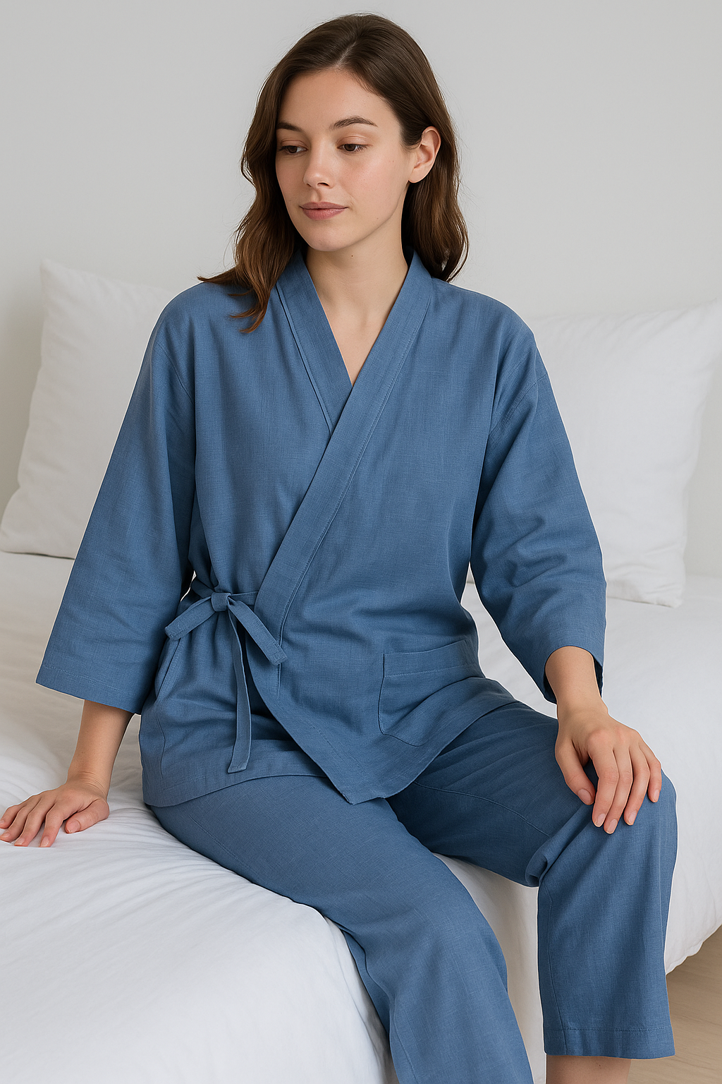 Pyjama Bleu Femme