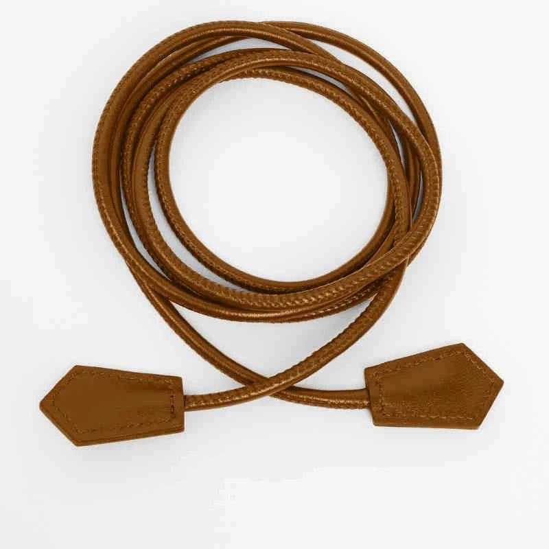 Corde de Taille Fine Elégante Marron