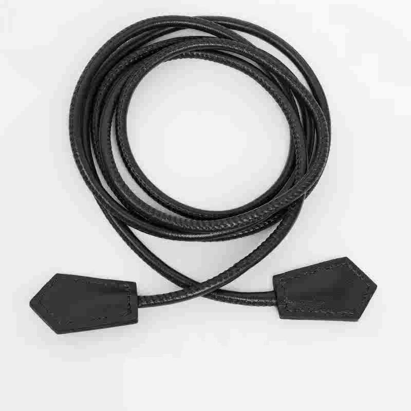 Corde de Taille Fine Elégante Noir