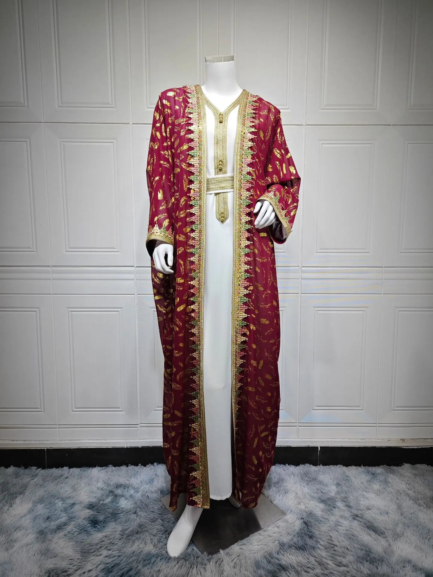 Ensemble Abaya Kimono de Luxe Femme chic