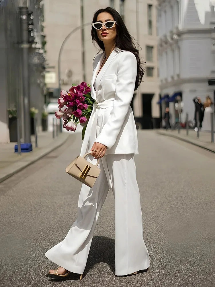 Ensemble Kimono Blanc Élégant