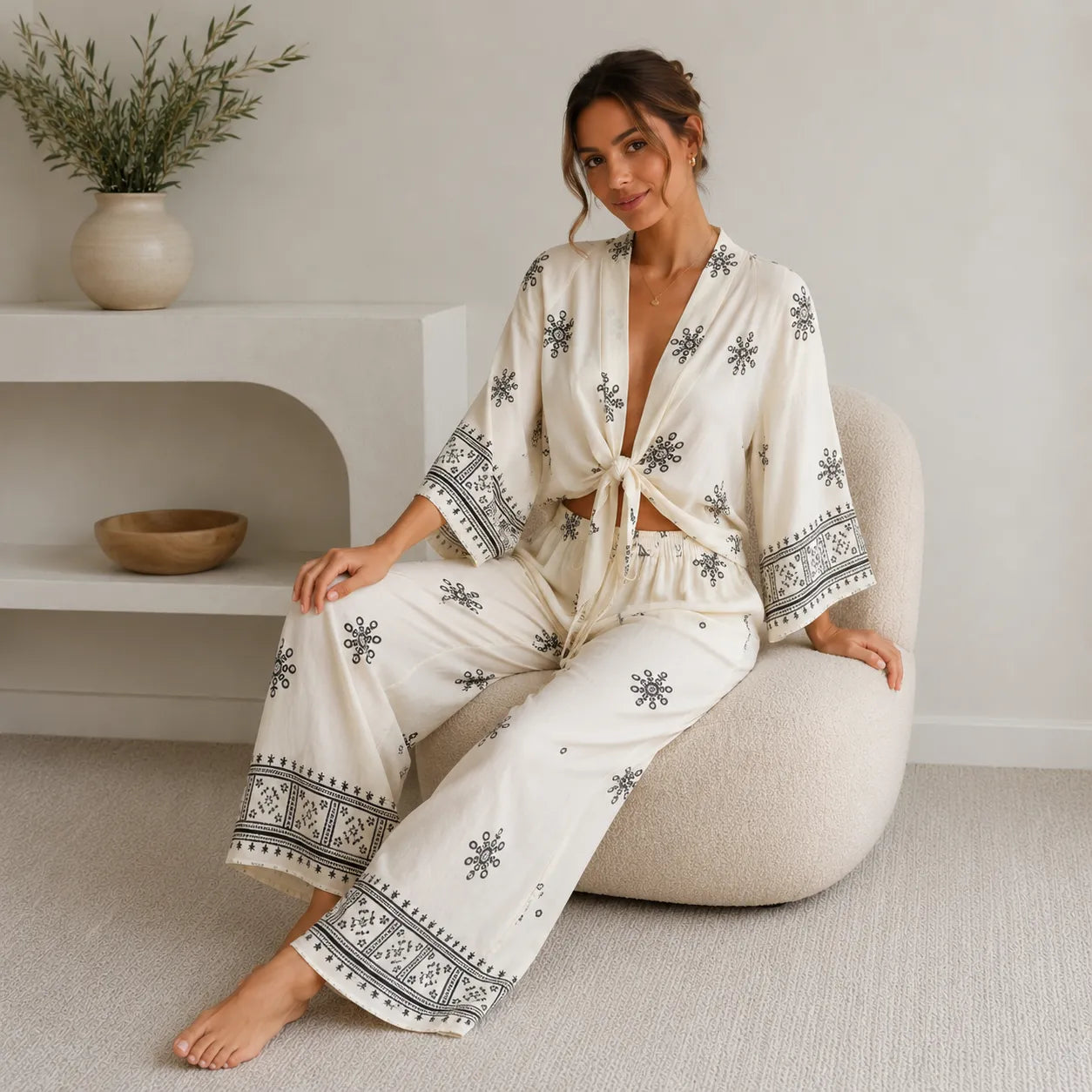 Ensemble Kimono Boho Estival Chic