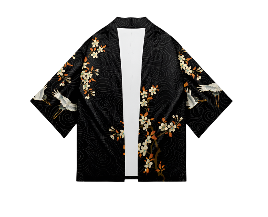 Ensemble Kimono Homme Fleuri