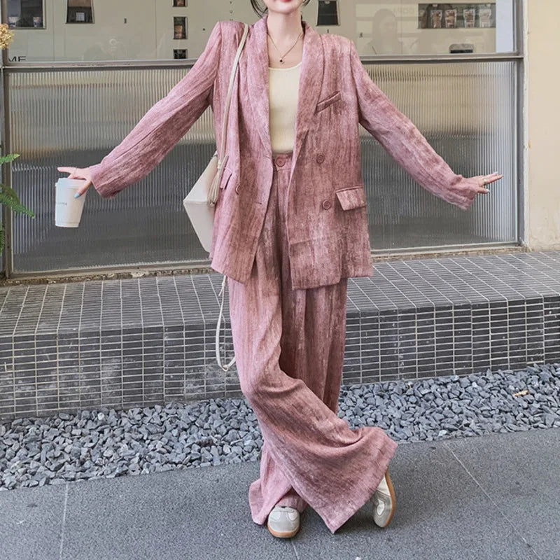 Ensemble Kimono Palazzo Rose