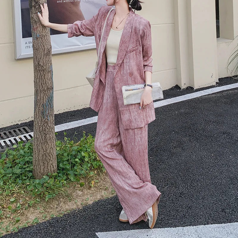 Ensemble Kimono Palazzo Rose Été