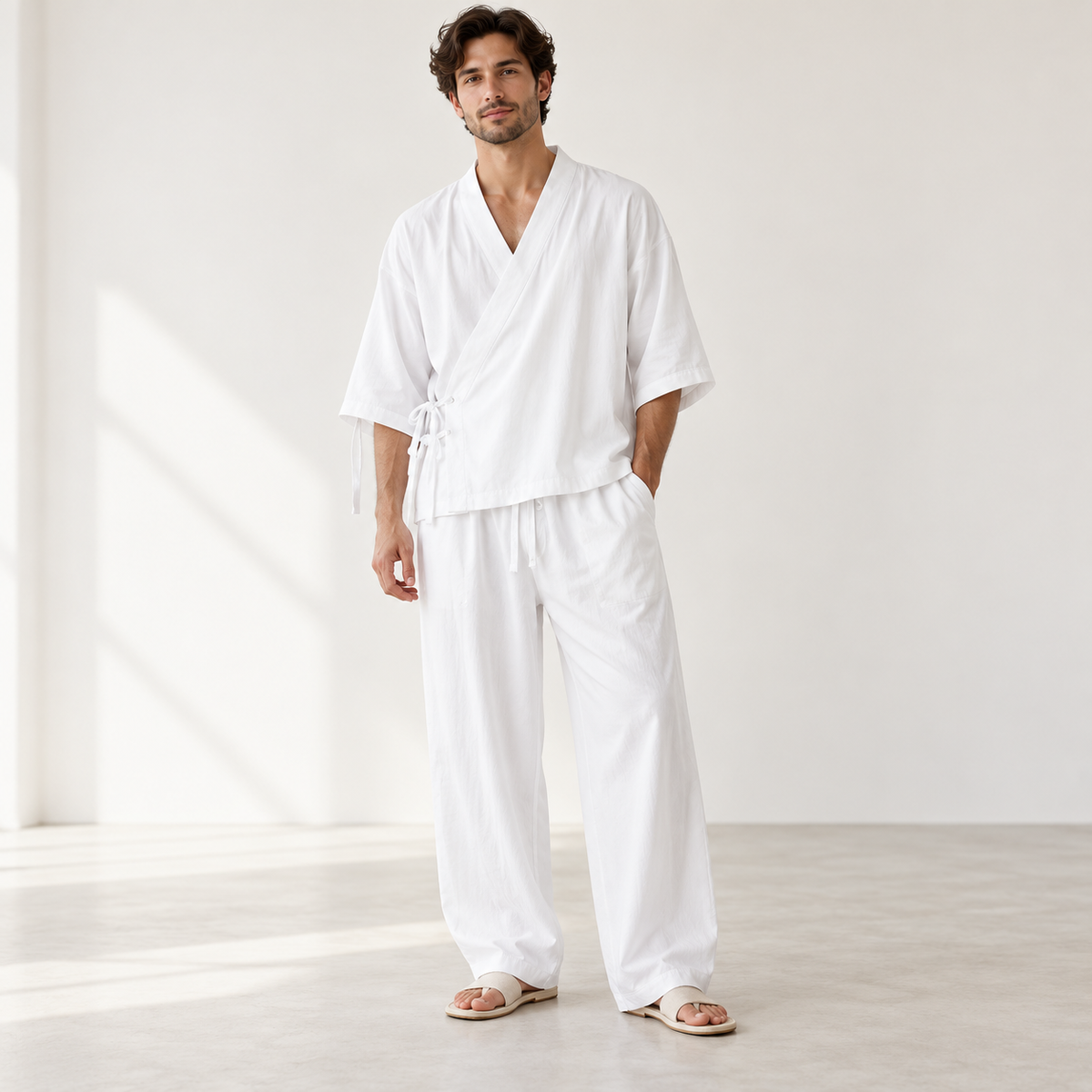 Ensemble Kimono Pantalon Japonais