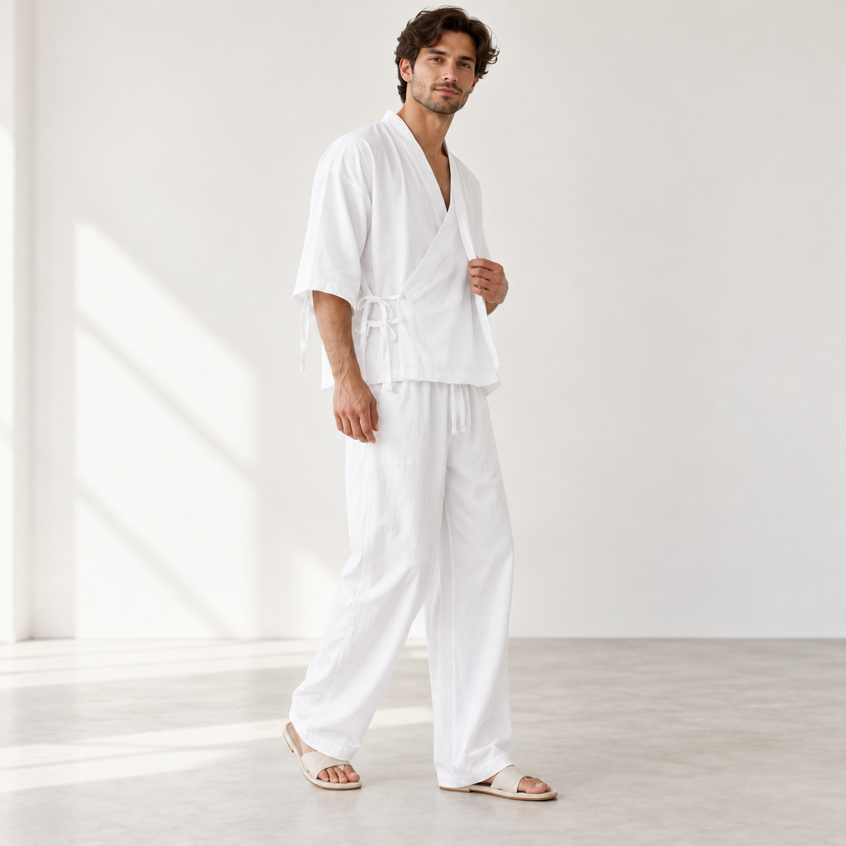 Ensemble Kimono Pantalon Japonais léger