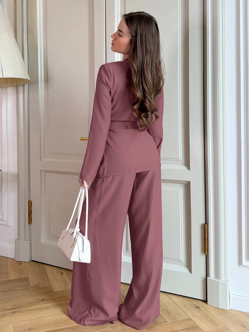 Ensemble Kimono Rose Foncé Chic Confortable