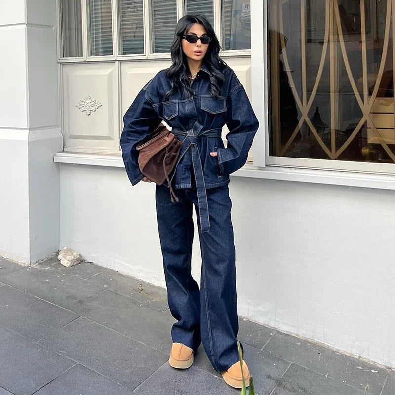 Ensemble Kimono en Jean Confortable