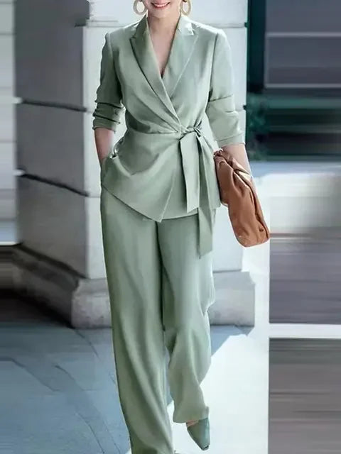 Ensemble Kimono Élégant Vert d’Eau Léger