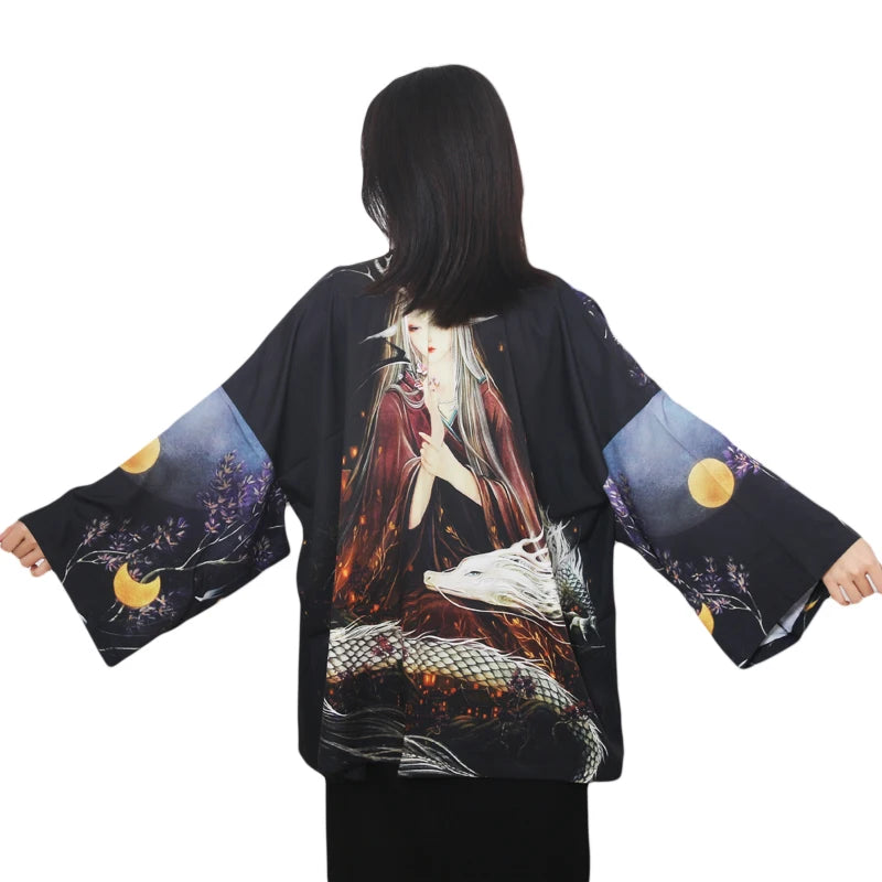Veste Kimono Sirène Dragon Cool