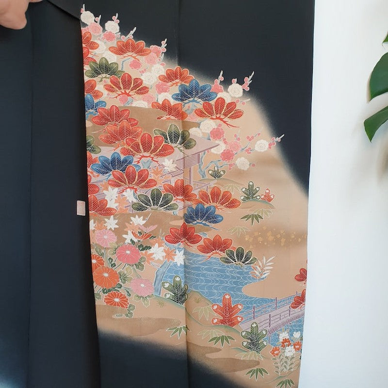 Kimono Japonais en Soie Femme
