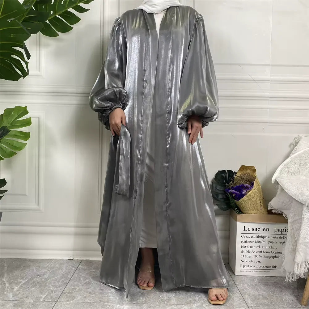 Kimono Abaya Argenté Brillant Chic