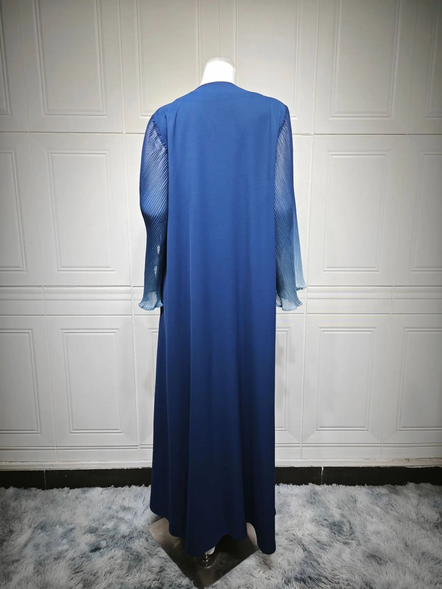 Kimono Abaya à Manches Plissées fluide