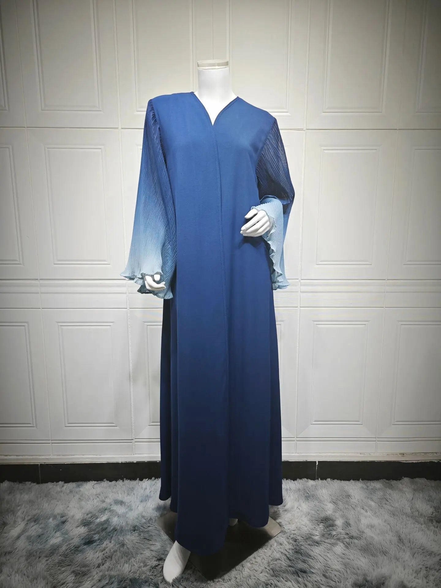 Kimono Abaya à Manches Plissées léger