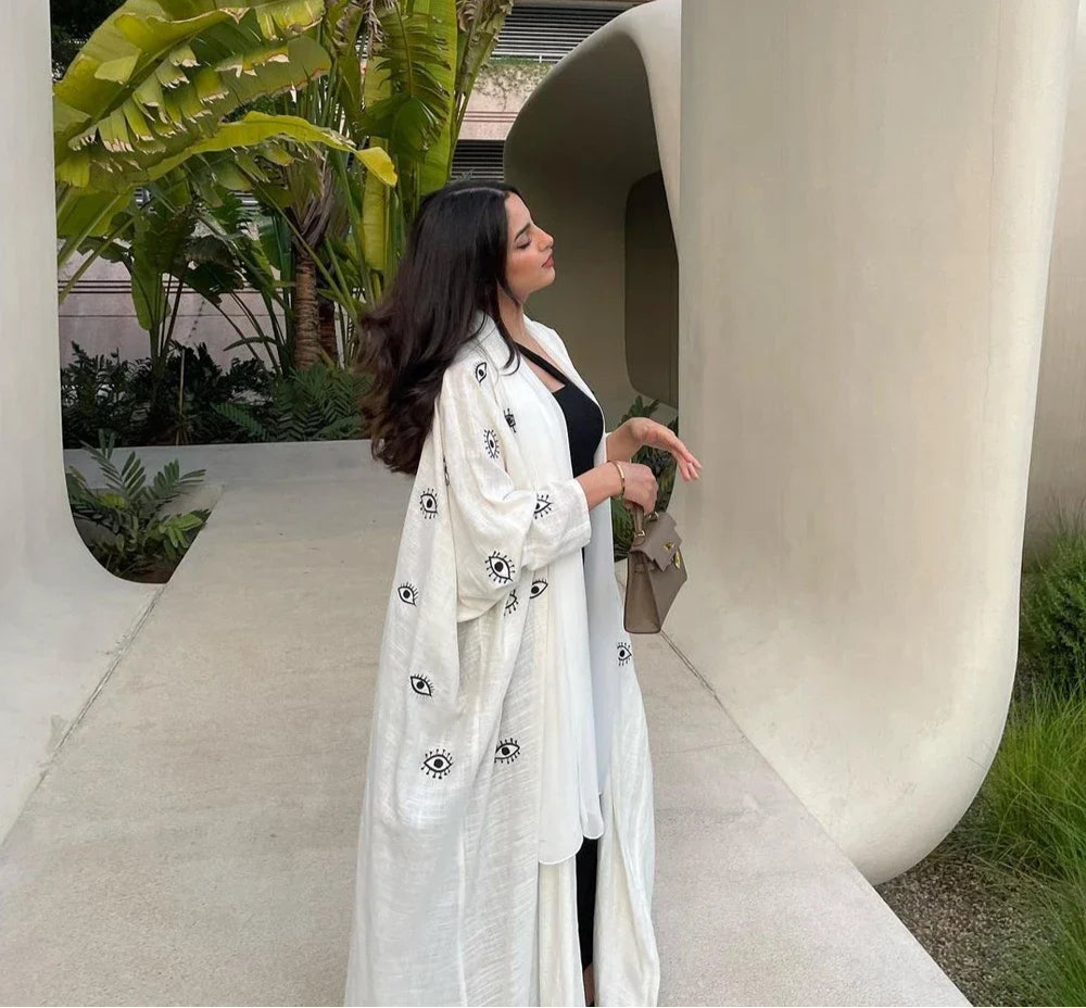 Bodho Kimono Fait à La Main Contre Le Mauvais œil Bohème Pour Festival, Vêtement De Plage, Vêtement De Plage, Kimono Ethnique, Cardigan De Bain, Indigo, Taille Unique, Robe Turque, Violet, Taille