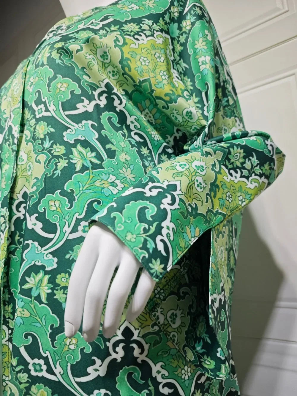 Kimono Abaya Vert Élégant confortable