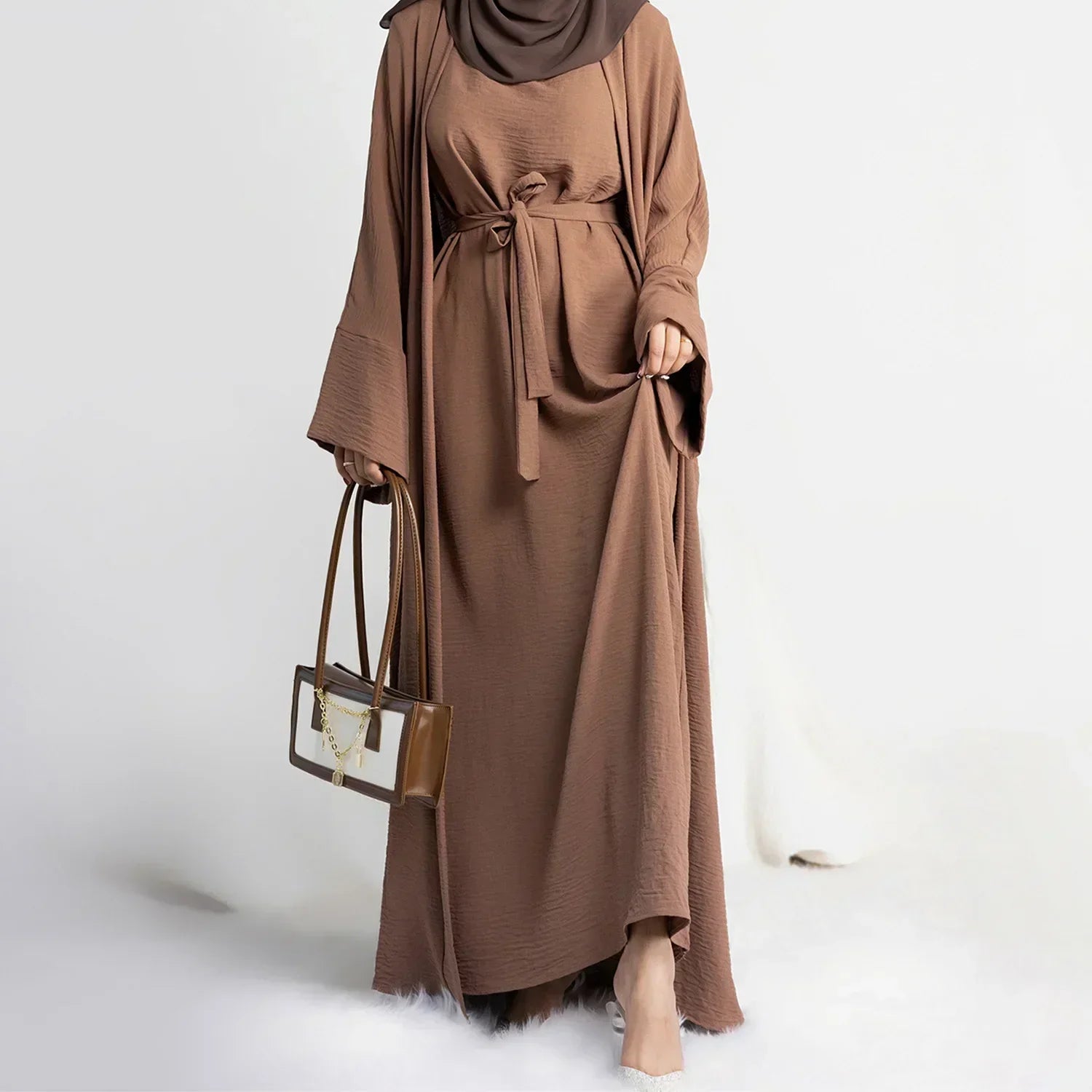 Kimono Abaya avec Robe chic