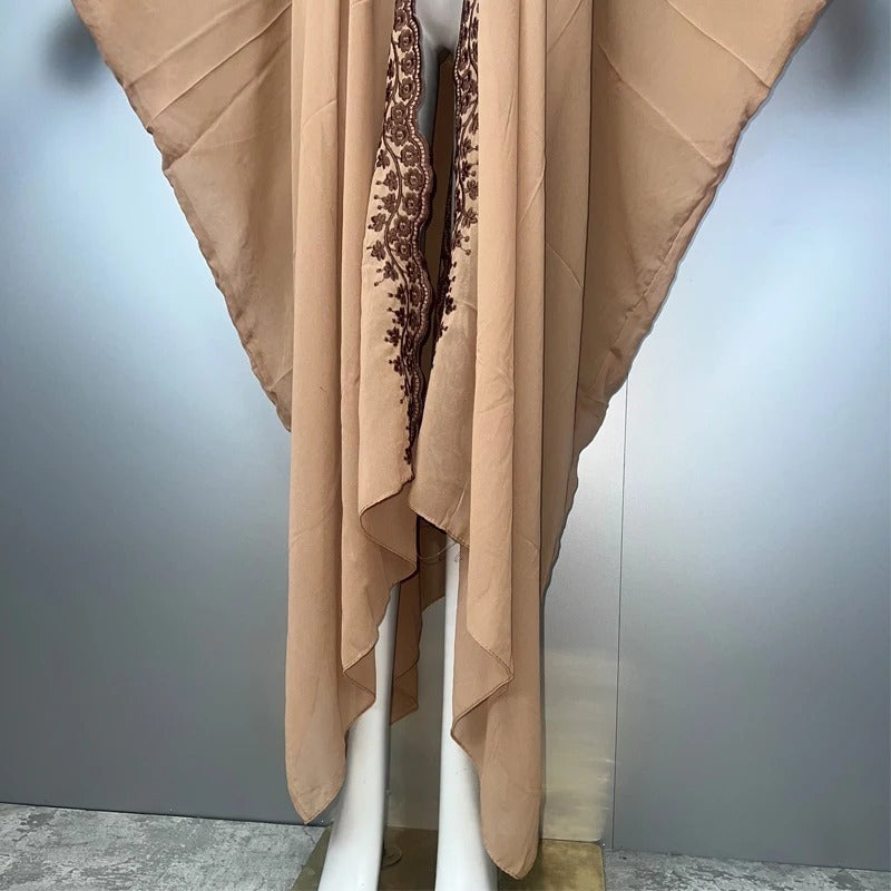 Kimono Abaya en Mousseline Chic long