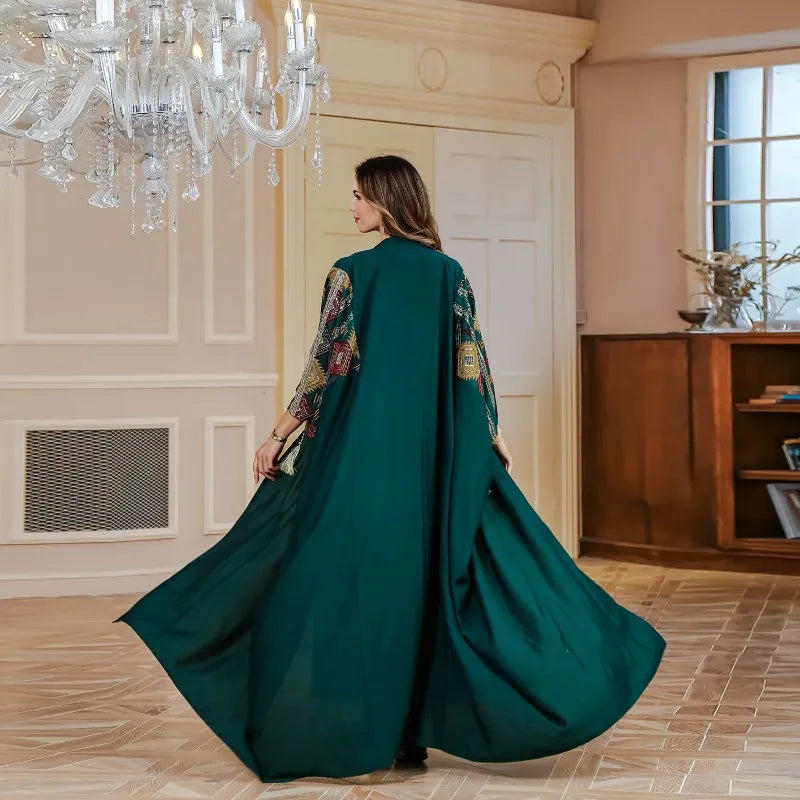 Kimono Abaya et Robe Brodés long