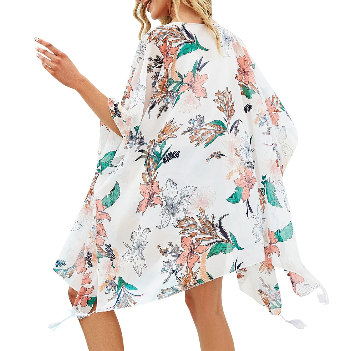 Kimono Fleuri Léger imprimé