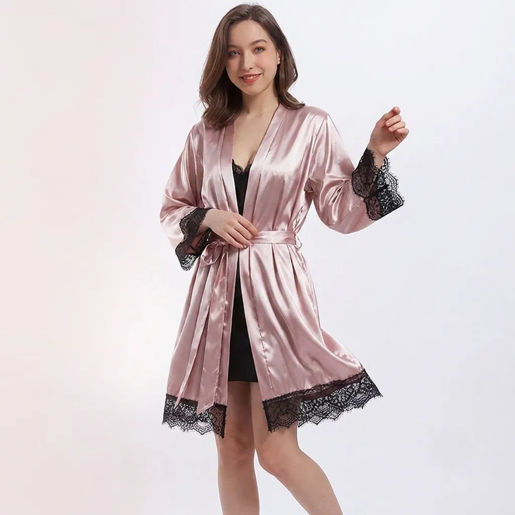 Kimono Silk Robe Sexy Design