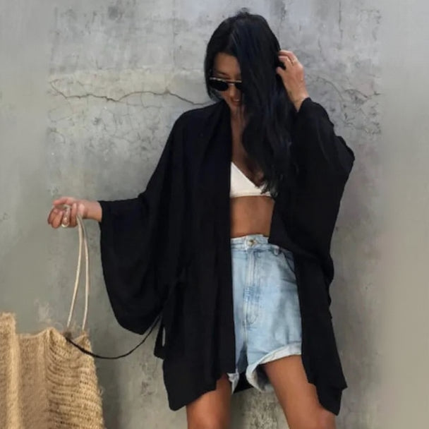 Kimono de Plage Ample en Coton Style