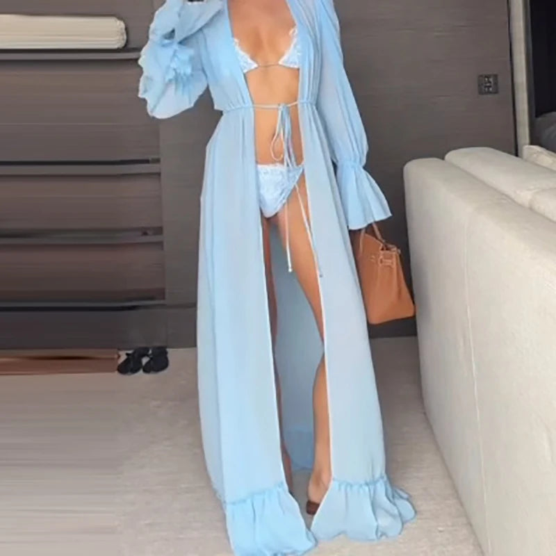 Kimono de Plage Léger Chic