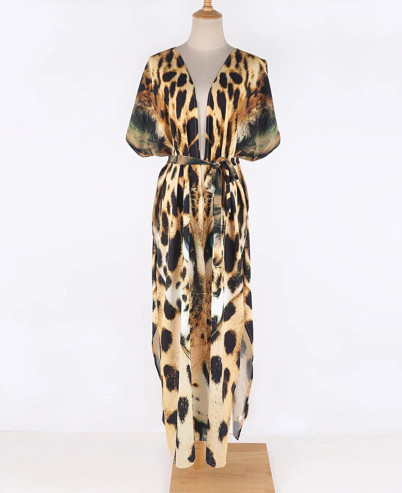 Kimono de Plage Motif Tigre chic