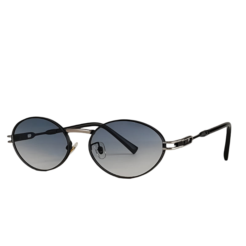 Lunettes Ovales Vintage Femme Vert