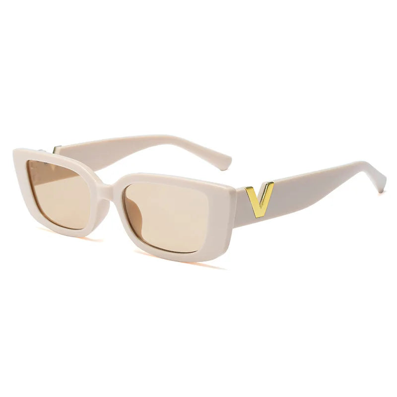 Lunettes de Soleil Stylée Beige