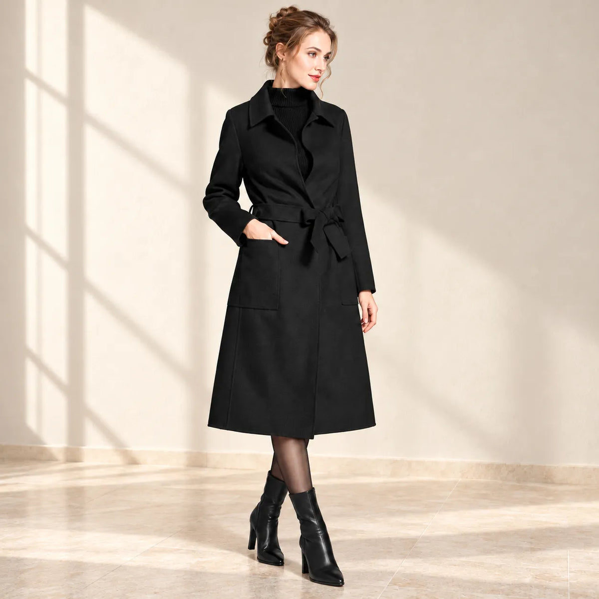 Manteau Femme Laine Cachemire