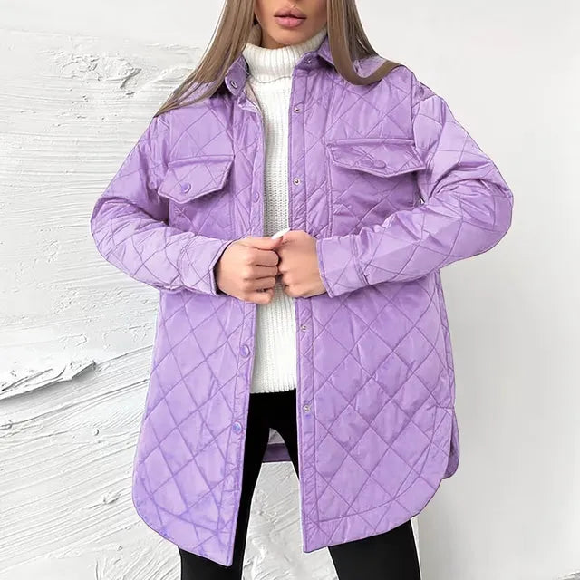 Manteau Femme Violet Mauve