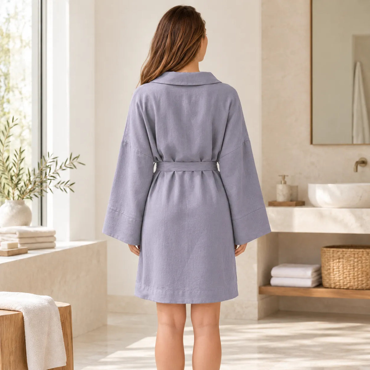 Peignoir De Bain Femme Court Stylé