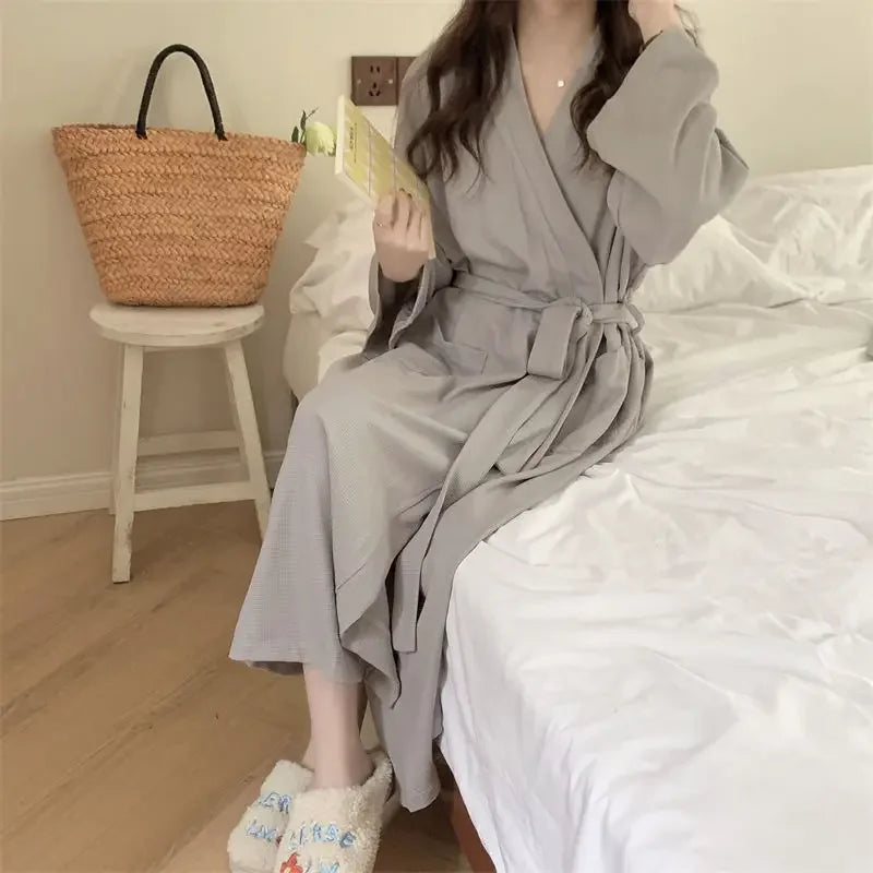 Peignoir Kimono Coupe Ample long