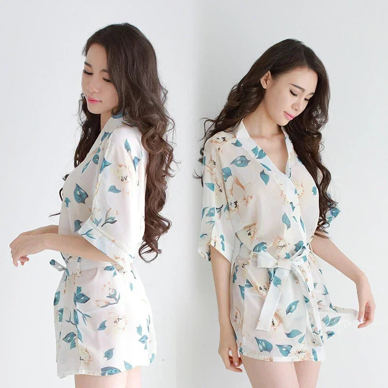 Peignoir Kimono Léger Sexy Stylé