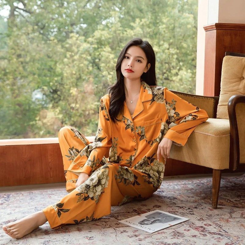 Pyjama Femme Orange