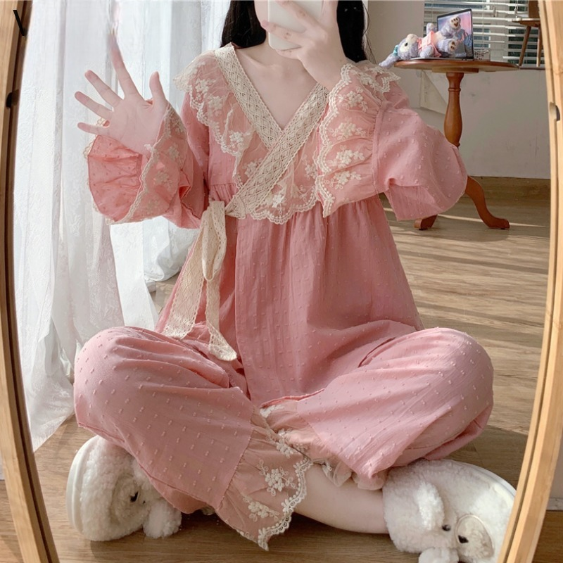 Pyjama Kimono Lolita à Dentelles