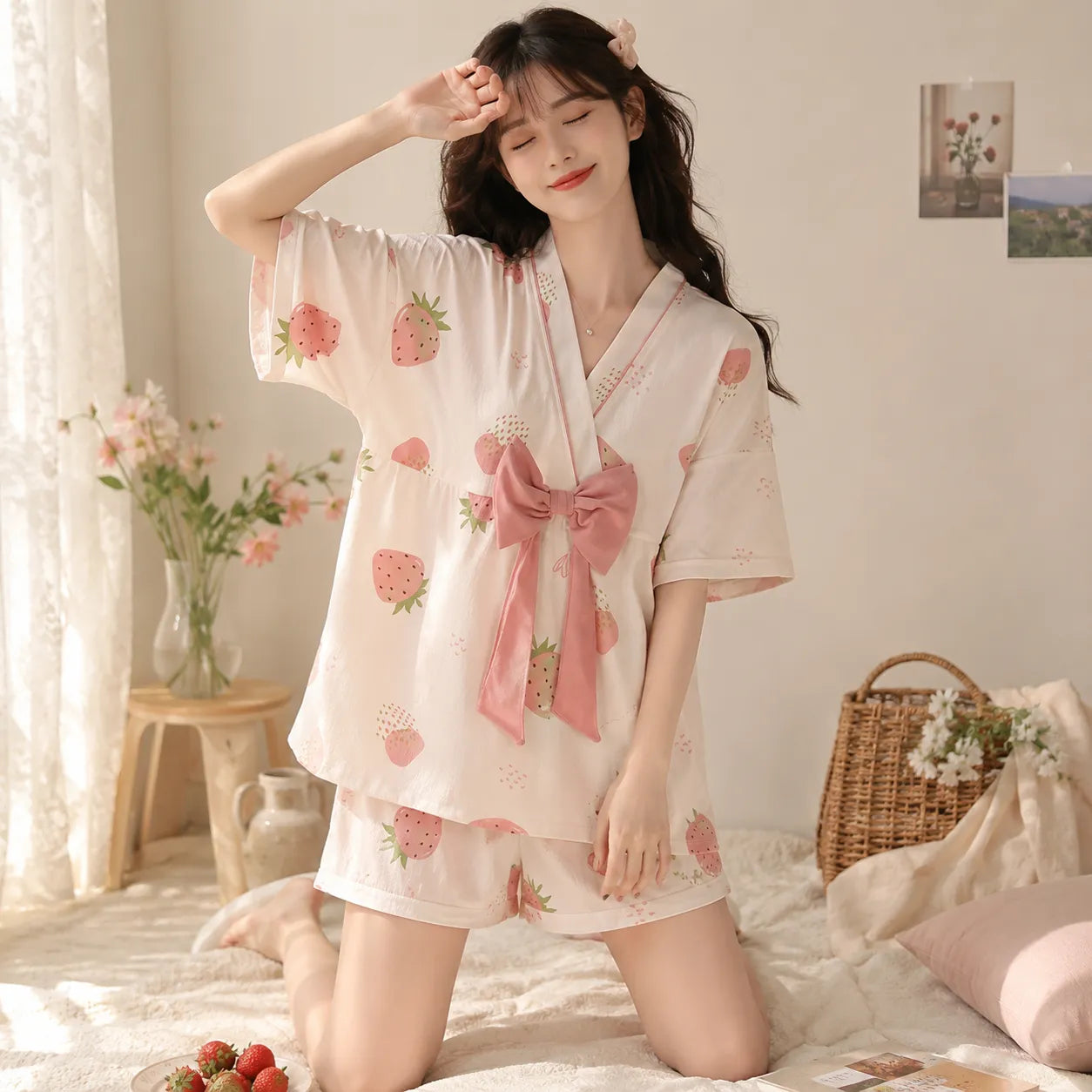 Pyjama Kimono d’Été Léger