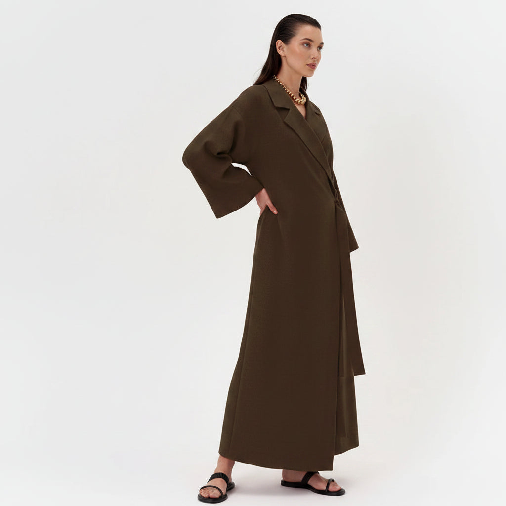 Robe Kimono Brune chic