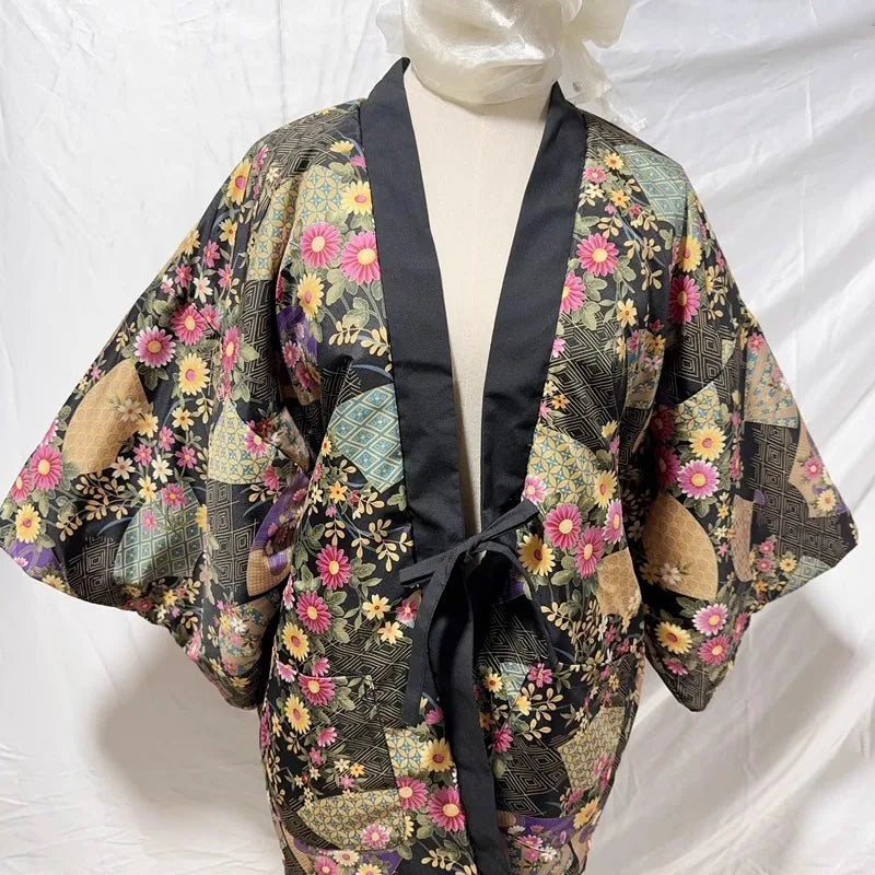 Manteau Kimono en Coton Léger doux