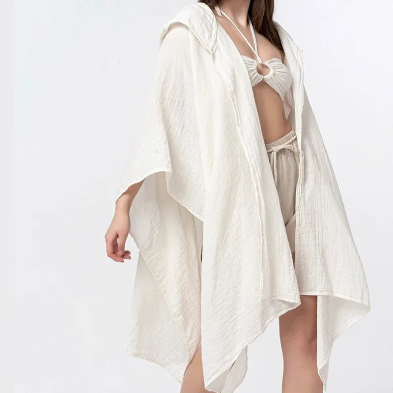 Ensemble Pyjama Kimono en Coton et Lin tendance